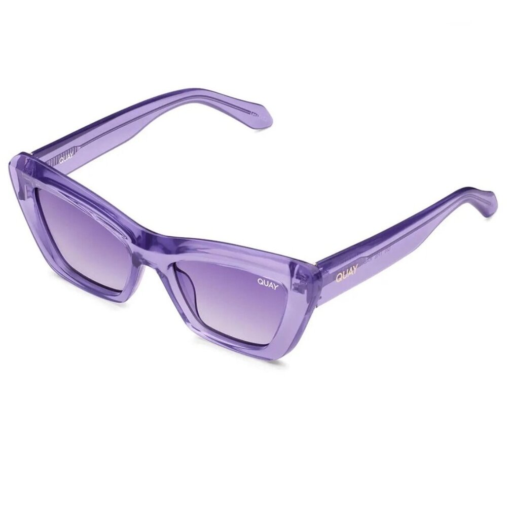 QUAY Women's On The Radio RX QT-001102 Purple / Purple Gradient Sunglass…